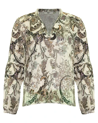 Hacola Print Blouse