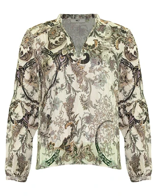 Hacola Print Blouse