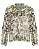 Hacola Print Blouse