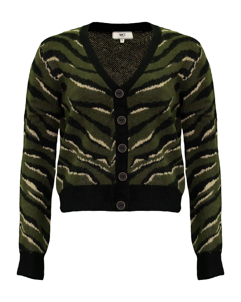 Korilia Animal Print Cardigan