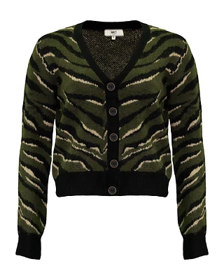Korilia Animal Print Cardigan