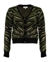 Korilia Animal Print Cardigan