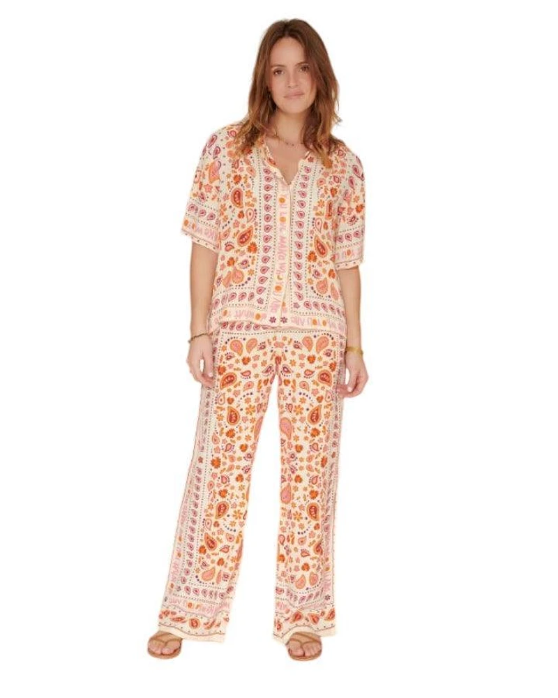 MKT Studio Perrini Border Print Pant
