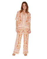MKT Studio Perrini Border Print Pant