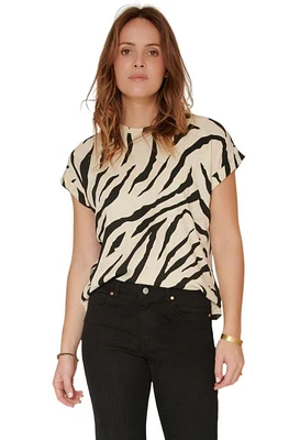 MKT Studio Texel Zebra Print Tee