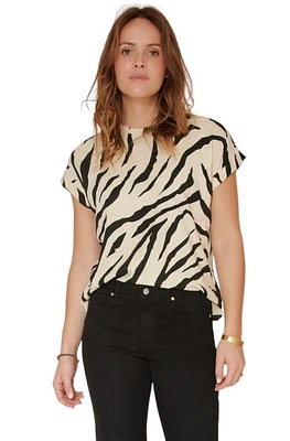 MKT Studio Texel Zebra Print Tee