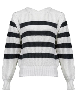 Striped Cotton Sweater