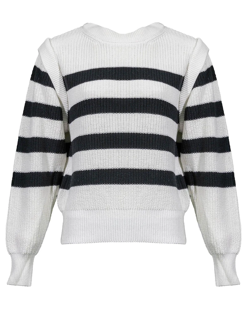 Striped Cotton Sweater