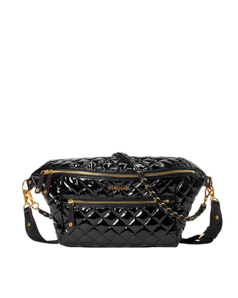 Black Lacquer Crosby Sling Bag