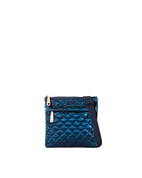 Midnight Liquid Metro Flat Crossbody Bag