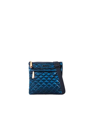 Midnight Liquid Metro Flat Crossbody Bag