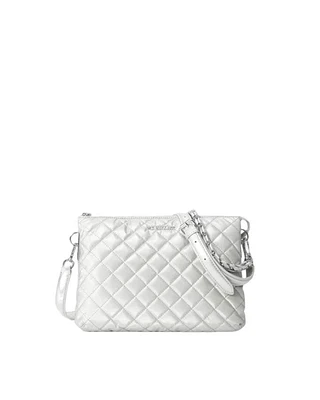 Oyster Metallic Large Crosby Pippa Bag