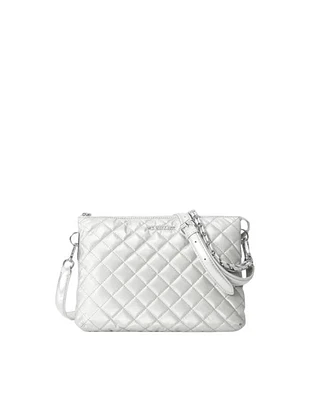 Oyster Metallic Large Crosby Pippa Bag