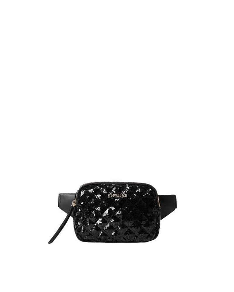Quilted Madison Sequin Belt Bag
