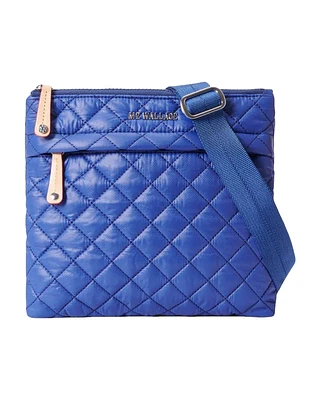 Sapphire Metro Flat Crossbody Bag