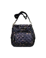 Tortoise Crosby Drawstring Bucket Bag