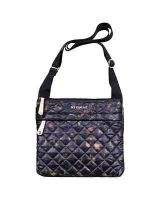 Tortoise Metro Flat Crossbody Bag