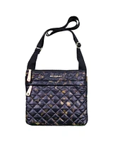 Tortoise Metro Flat Crossbody Bag