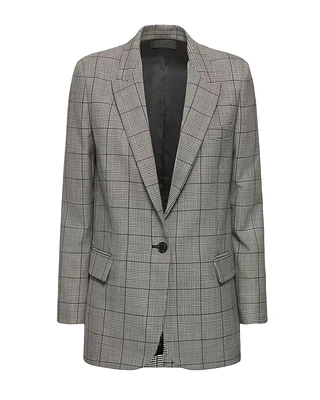 Nili Lotan Plaid Blazer