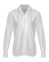Nili Lotan Lace Up Top