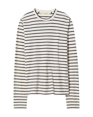 Nili Lotan Susana Long Sleeve Stripe Tee