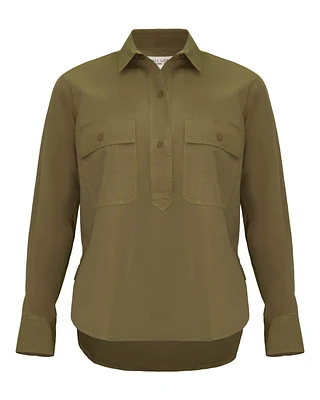 Shae Shirt Moss Green