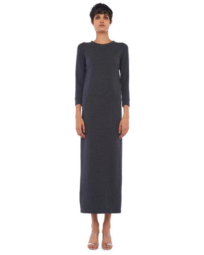 Norma Kamali 3/4 Sleeve Terry Gown