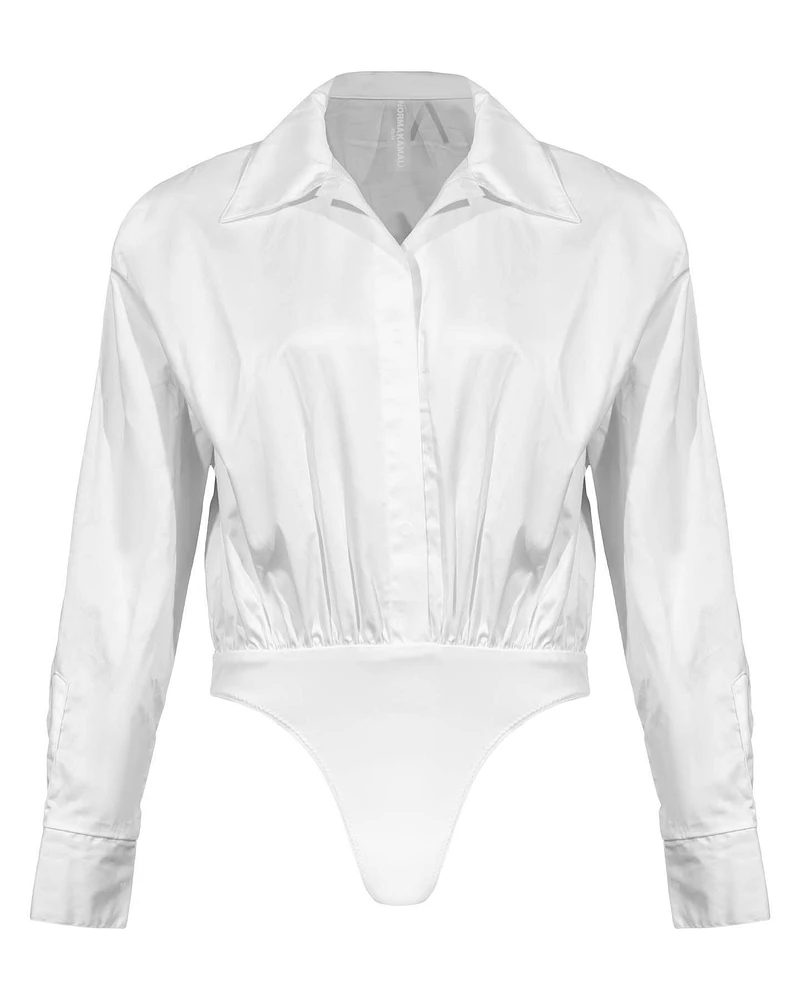 Boyfriend Shirt Bodysuit