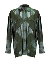 Norma Kamali Oversized Southwest Cargo Shirt