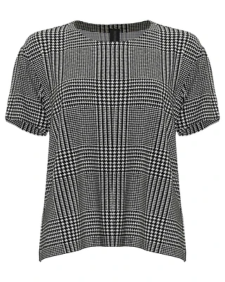 Plaid Boxy Top