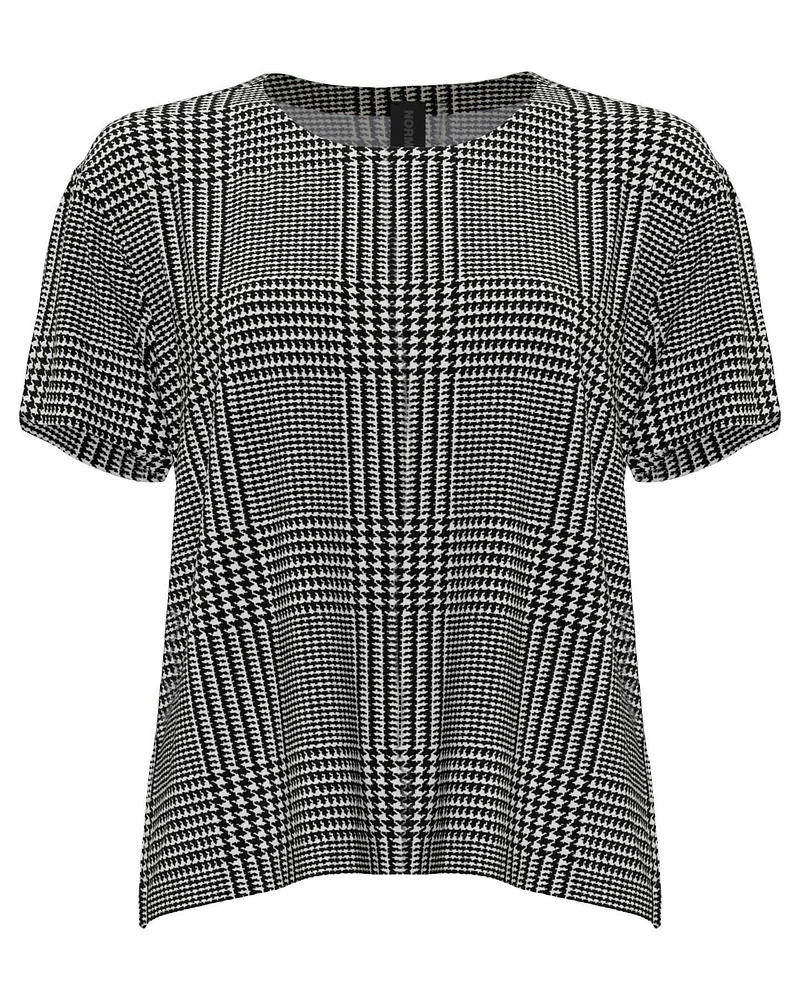 Plaid Boxy Top