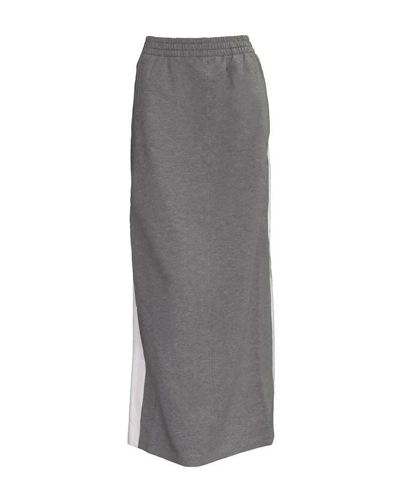 Side Stripe Boyfriend Sweatskirt