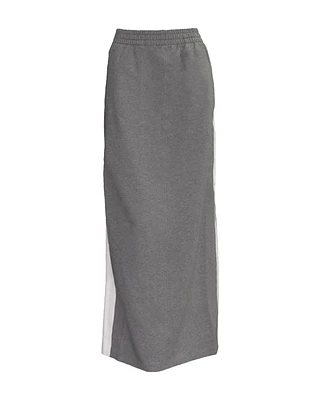 Side Stripe Boyfriend Sweatskirt