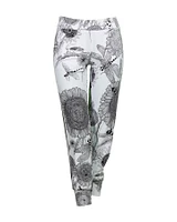 Side Stripe Floral Print Jog Pant