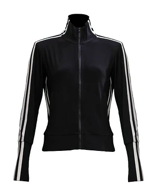 Side Stripe Zip Up Jacket