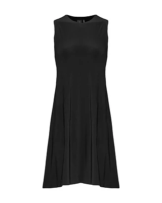 Sleeveless Swing Dress Black