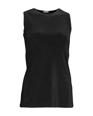 Norma Kamali Sleeveless Swing Top Black