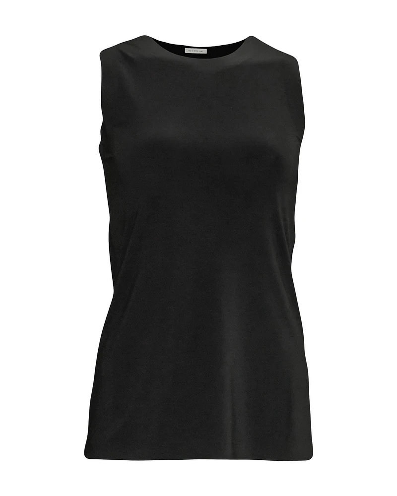 Norma Kamali Sleeveless Swing Top Black