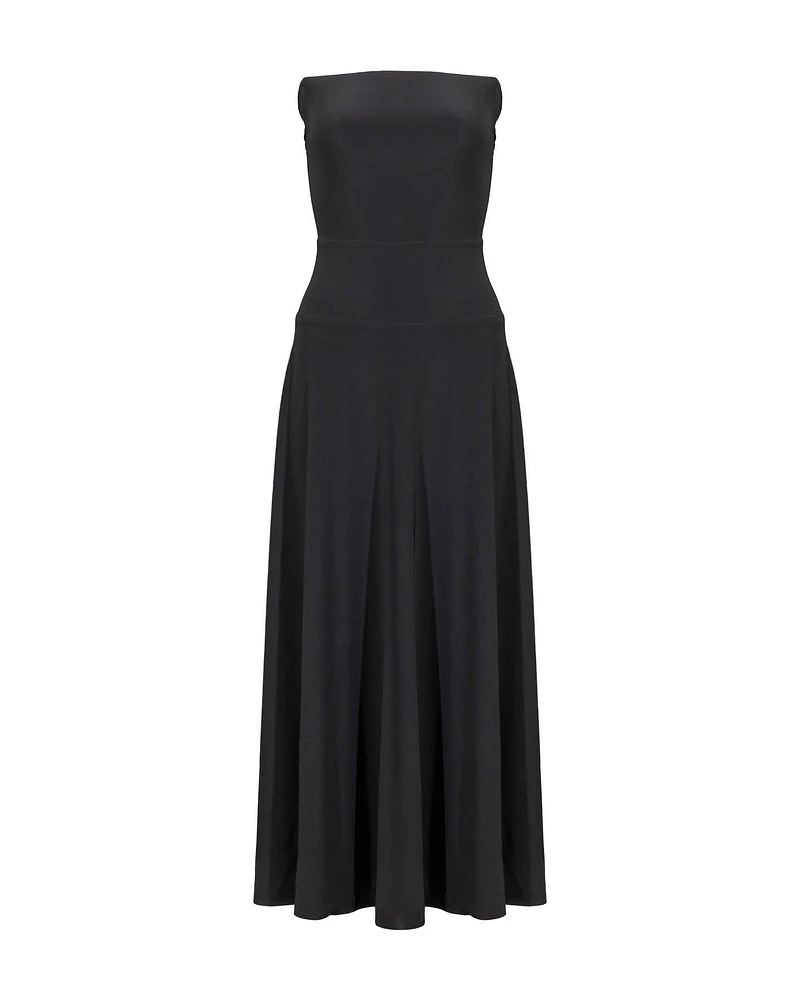 Strapless Flared Dress