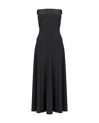 Strapless Flared Dress