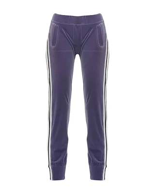 Velour Side Stripe Jogging Pants
