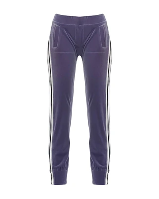 Velour Side Stripe Jogging Pants