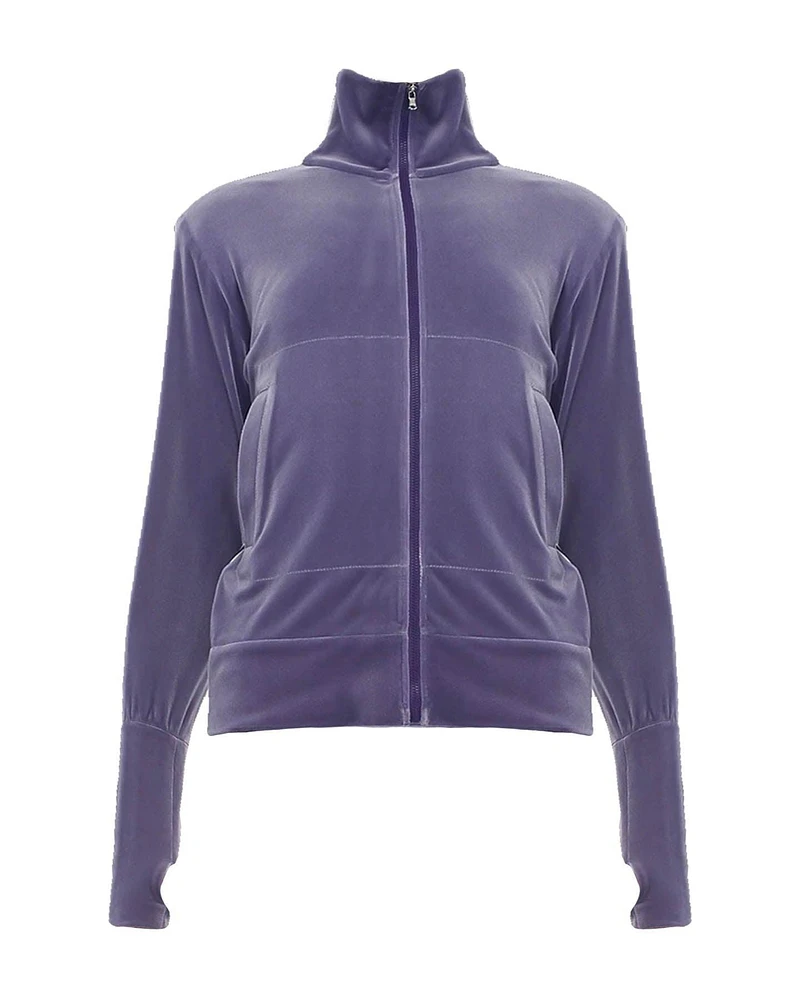 Velour Side Stripe Turtle Jacket