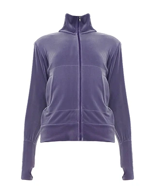 Velour Side Stripe Turtle Jacket