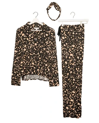 Black Cheetah PJ Set