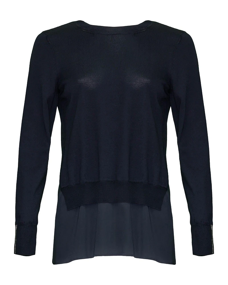 Double Lay Cotton Sweater