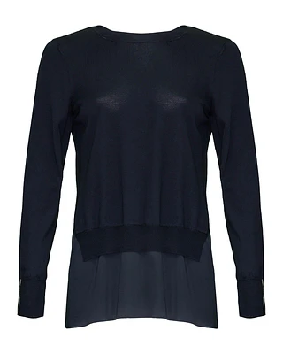 Double Lay Cotton Sweater