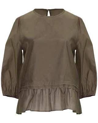 Organza Sleeve Blouse