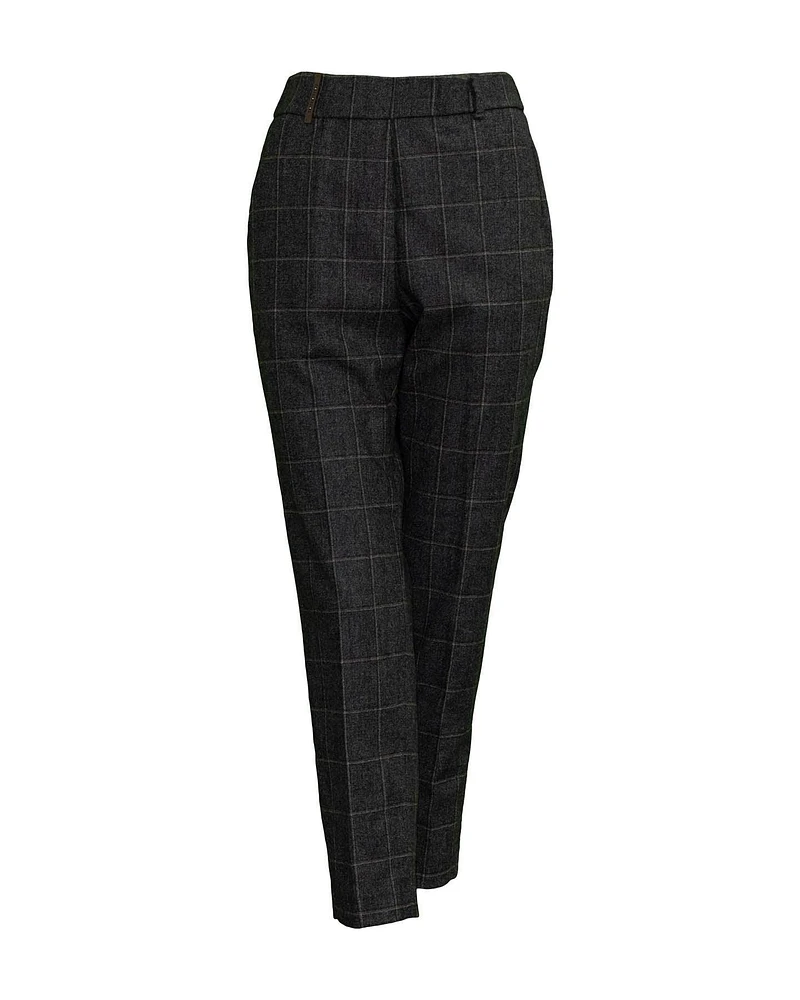 Square Pattern Ankle Pant