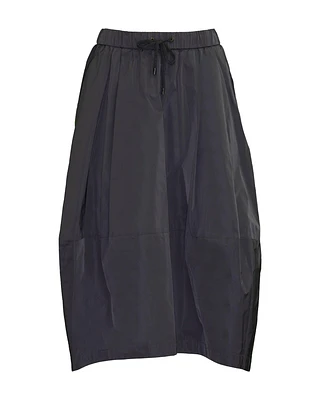 Taffeta Drawstring Skirt